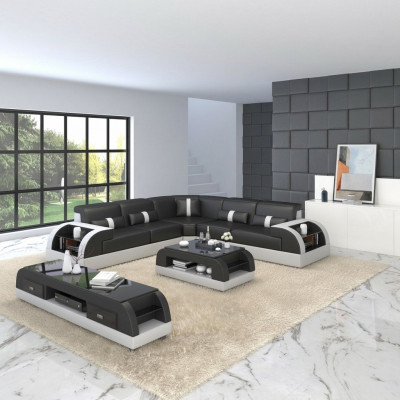 Designer Canapé Canapé Polster Wunnlandschaft Eckcanapé Eckcanapé L Form