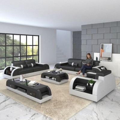 Couch-Garnitur 311 Sëtz Design Canapé Polstersofa Modern Garnitur Grupp