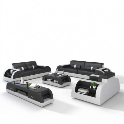 Couch-Garnitur 311 Sëtz Design Canapé Polstersofa Modern Garnitur Grupp