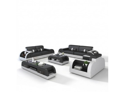 Couch-Garnitur 311 Sëtz Design Canapé Polstersofa Modern Garnitur Grupp