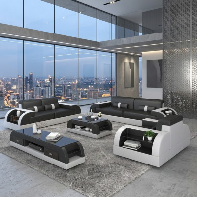Canapé-Garnitur Polster 321 Sëtzer Set Design Sofaen Sofae Lieder Modern