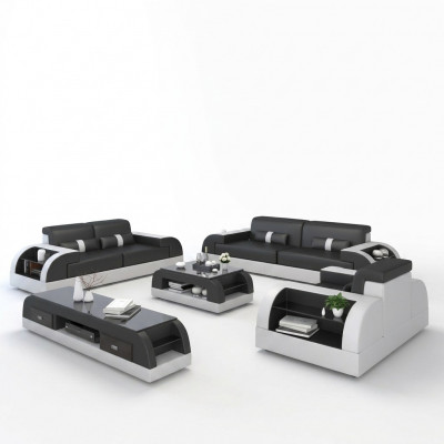 Canapé-Garnitur Polster 321 Sëtzer Set Design Sofaen Sofae Lieder Modern