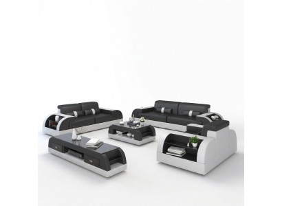 Canapé-Garnitur Polster 321 Sëtzer Set Design Sofaen Sofae Lieder Modern
