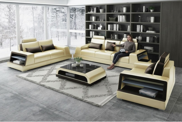 Sofagarnitur 3+1 Sëtzerset Design Sofas Polstersofas Relax Modern