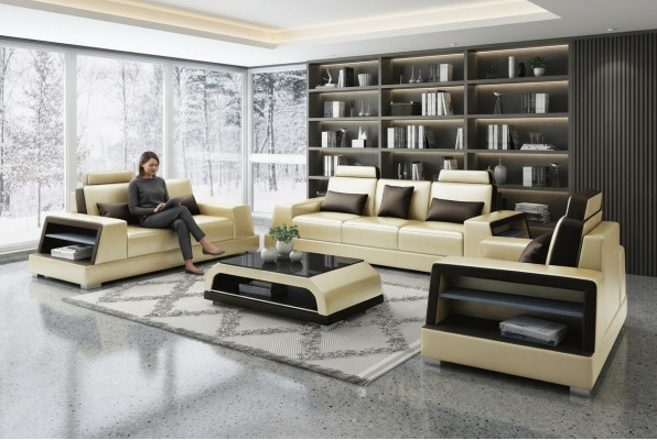 Sofa Canapé Polster 3 Sëtzer Lieder Sofas Couchen Sëtz Garnituren Dräisëtzer