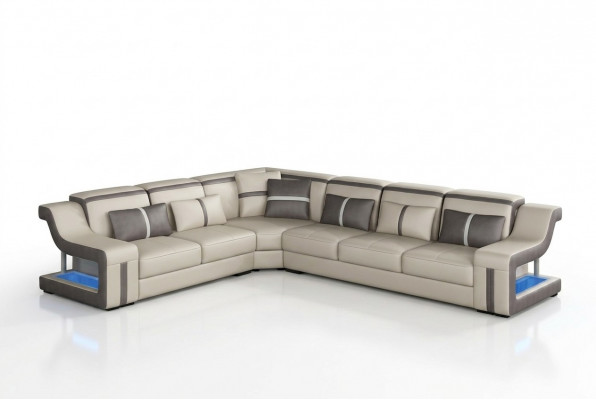 Eckcouch Couch Canapé Polster L-Form Wunnlandschaft Sëtzgrupp Canapéeën