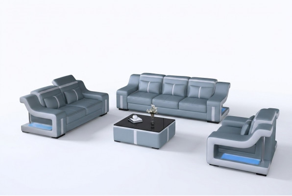 Canapé-Set Couch Polster Sofa Set 3+2 Lieder Couchen Sofaen Komplett