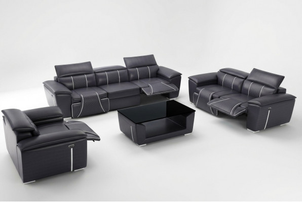 Klassesch 3-Sëtzer Designer Sofa Polstersofae Couche Lieder Stoff Textil Nei