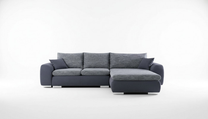 Eck-Couch Bettenfunktion Couch Grai Polster Couchen Textil Sofae Sofa