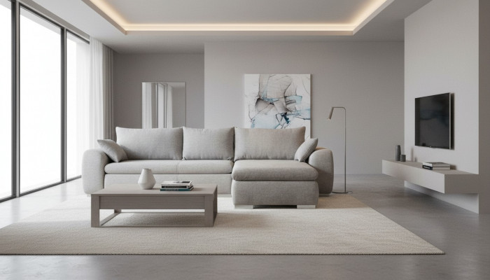 Eckcouch Sofa Couch Polster L-Form Wunnlandschaft Sëtzgrupp Sofae