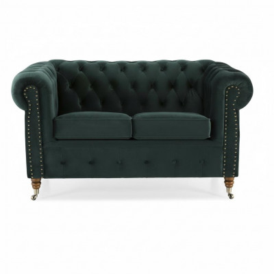 Sofas 2-Sëtzer Sofa Sëtz Couch Polster Garnitur Modern Couchen Nei Zweisëtzer