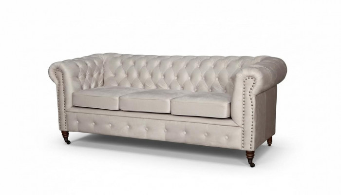 Design Chesterfield Sofagarnitur Sofa Couch Polster Set 3+2+1 Sëtzer