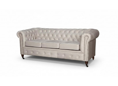 Design Chesterfield Sofagarnitur Sofa Couch Polster Set 3+2+1 Sëtzer