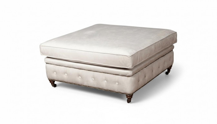 Club Foussocker Lounge Hocker Lieder Textil Ottoman Designer Pufa Chesterfield