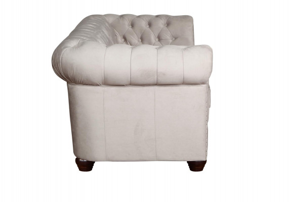 Chesterfield Sofa Garnitur 3+1+1 Sëtzer Design Canapé Polster Sofa Garnitur Set