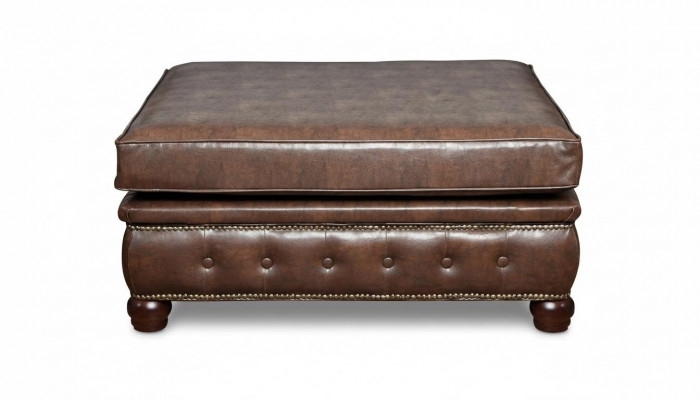 Foussocker Club Lounge Hocker Chesterfield Textil Ottoman Design Ottomane Stoff.