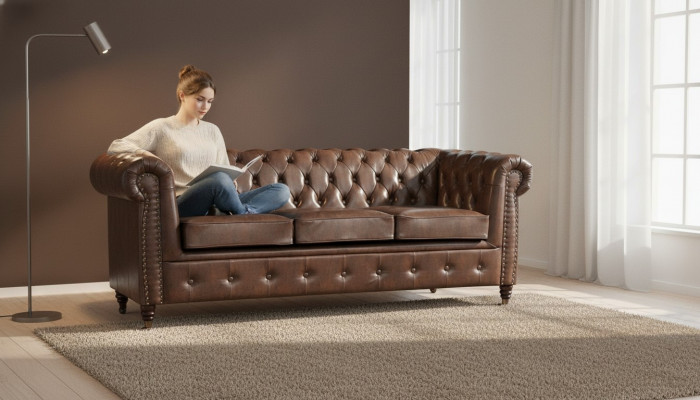 Design Këssen Sëtz Couch 3 Sëtzer Garnitur Sofa Sofaen Couchen Textilstoff