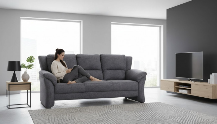 Sofasaz 3+2+1 Sëtz Set Design Polstersofa Couchen Couch Modern