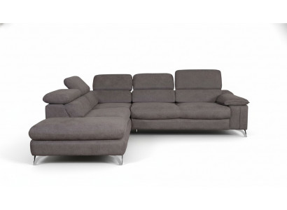 Design Ecksofa L-Form Bettfunktion Couch Lieder Textil Sofa Multifunktion