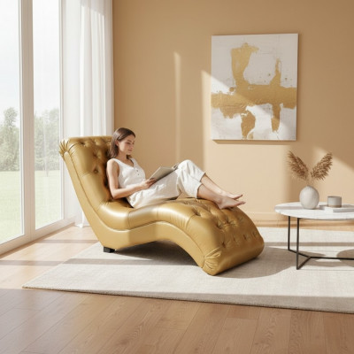 Chesterfield Chaise Longue Canapé Liegem Chaise Club Deko Relax Liegem Lieder