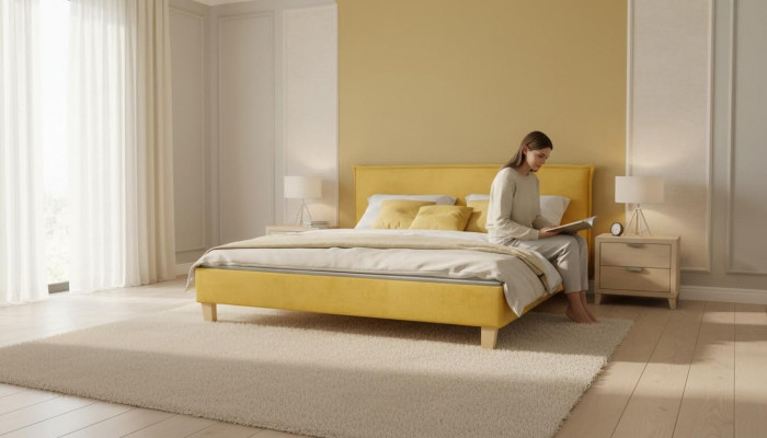 Designer Polsterbett Bett Better Textilbett Eebett Duebelbett Designerbett