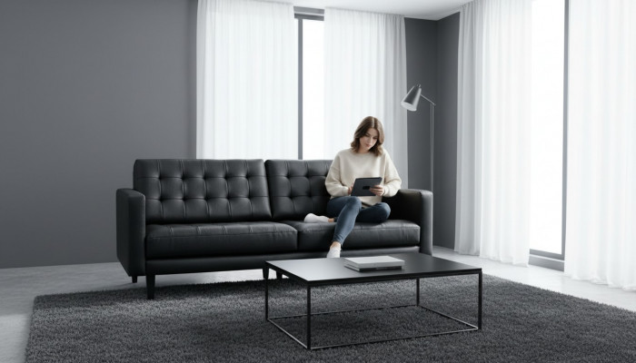 Chesterfield Canapé Polster 3+1 Sëtzer Polstermöbel Canapé-Komplettset Couchen