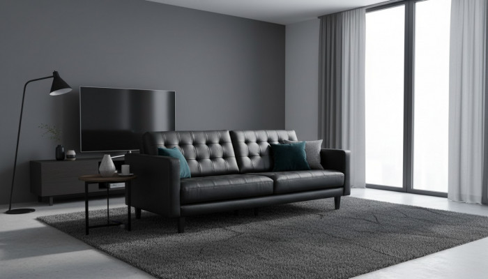 Chesterfield Canapé Polster 3+1 Sëtzer Polstermöbel Canapé-Komplettset Couchen