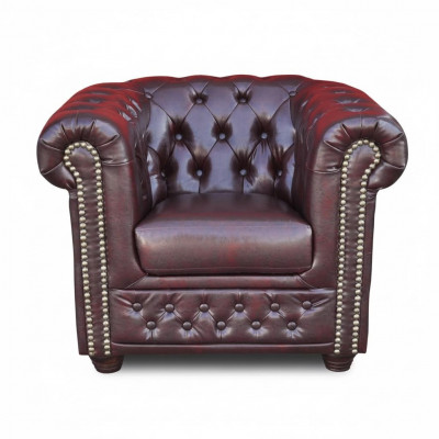 Chesterfield Fauteuil Fernsehcouch 1-Sëtz Sofa Stoff Textil Couchen Polster