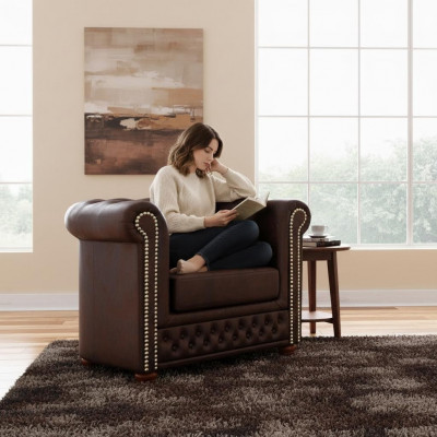 Sesseldesign Canapé Sofa Relax Lounge Club Polster Luxus Sëtzplaz Fernseh