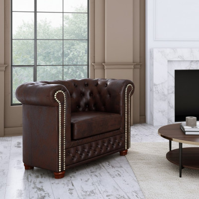 Sesseldesign Canapé Sofa Relax Lounge Club Polster Luxus Sëtzplaz Fernseh