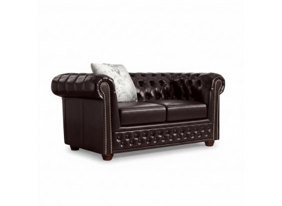 Chesterfield Sofagarnitur 2+1 Sëtzer Design Couch Polstersofae Modern