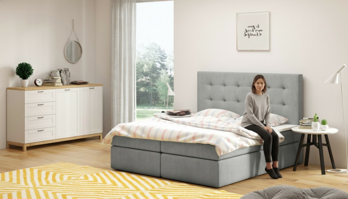 Bett Chesterfield Design Deko Luxus Hotel Better 180x200cm Schlofzëmmer