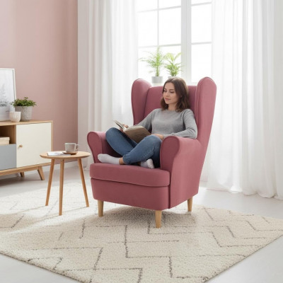 Sëtzgeleeënheet Club Lounge Designer Lehnstull Polstersofa 1 Seetleche Fernseh Textil