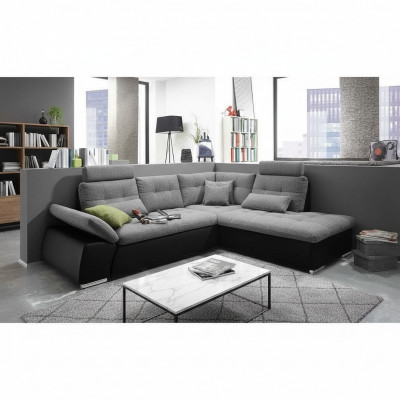 Eckcouch L-Form Sofa Couchen Design Polster Modern Lieder Textil Bettfunktioun