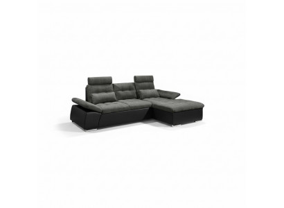 Eckcouch L-Form Canapé Wunnlandschaft Garnitur Schloffunktion Polster Design
