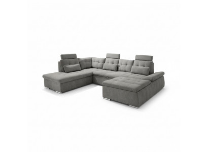 Eckcouch U-Form Couch Wunnlandschaft Garnitur Schlofffunktion Polstersdesign
