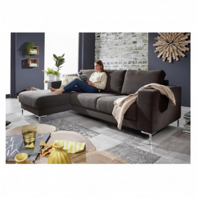 Wunnlandschaft L-Form Canapé Ecksofa Couch Design Polster Stoff Garnitur Sofa
