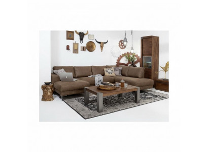 Eck Ecksofa U-Form Wunnlandschaft Sofa Couch Polster Garnitur Vintage