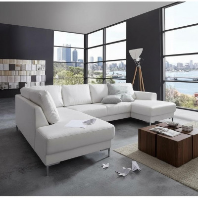 Canapé Canapé Polster Garnitur Living Landschaft Design Ecksofa Lieder U Form