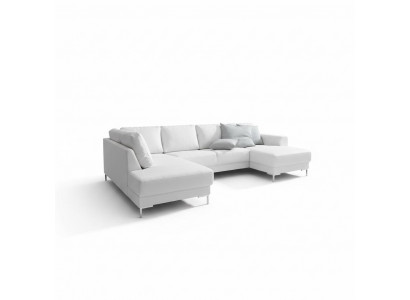 Canapé Canapé Polster Garnitur Living Landschaft Design Ecksofa Lieder U Form