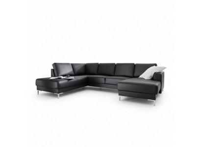 Ecksofa Sofa Canapé Polster Wunnlandschaft Deko Lieder Eck Sofas Garnitur
