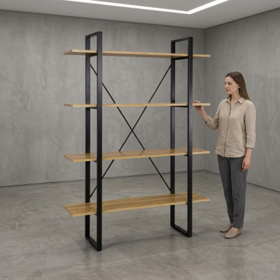 Bicheregal Standregal Aktenregal Loft Regal Trennwand Wänn Luxus Schaf Nei