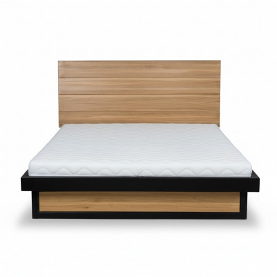 Loft Better Holzbet Lattenrost Duebelbett Eech Bëttesgenossenschaft Massiv Holz Miwwelen