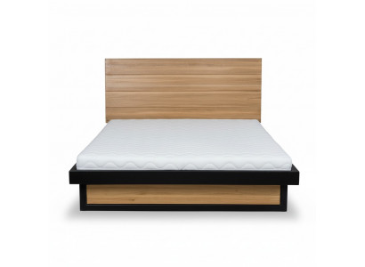 Loft Better Holzbet Lattenrost Duebelbett Eech Bëttesgenossenschaft Massiv Holz Miwwelen