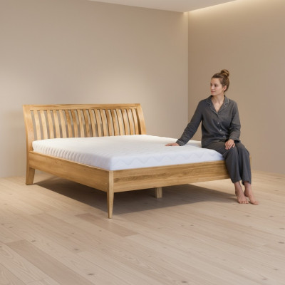 Bett Design Luxus Hotel Better Ehe 180x200cm Schlofzëmmer Duebel Massiv Miwwelen