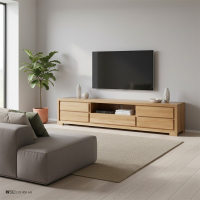 Design RTV TV Anrichte Kommode Side Low Schaf Regal Luxus Wunnzëmmer Board