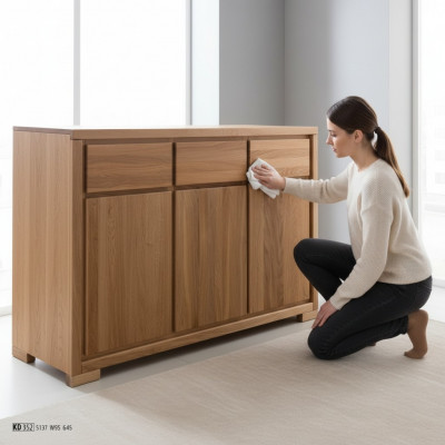 Klassesch Kommode Kommoden Kommodenschaf Holzschaf Wunnzëmmer Schief Neit