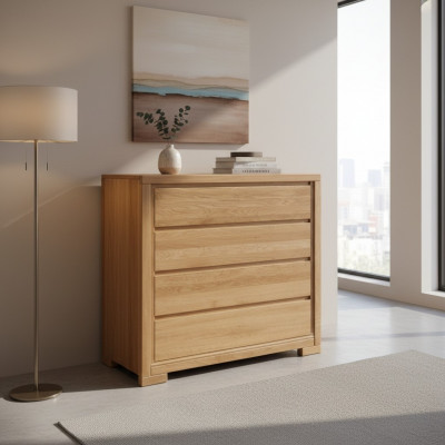 Holz Design Kommoden Kommode Schaf Héichschaf Anrichte Tiräng Schief