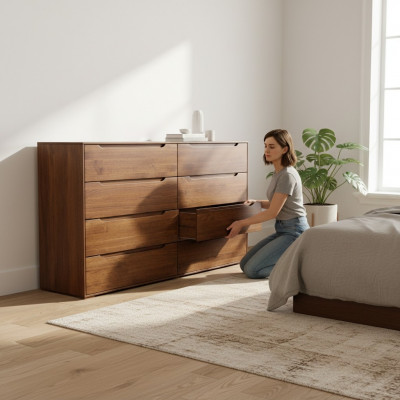 Echt Holz Kommode Vollholz Miwwelen Kommoden Massivholz Massiv Regal Schaf Nei