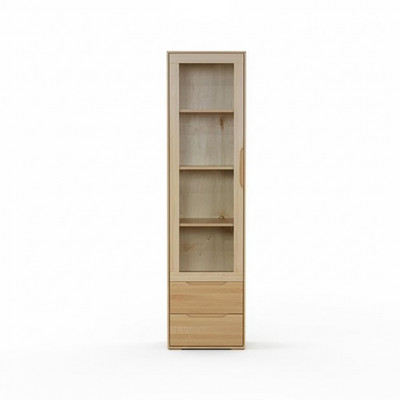 Massiv Vitrin Echt Handaarbecht Vollholz Schaf Holz Schief Glas Vitrinen